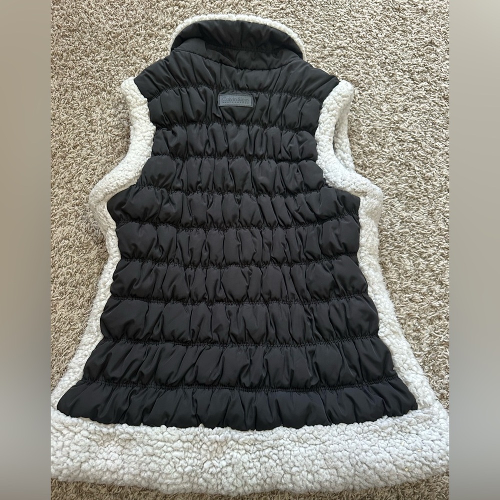 Calvin Klein Performance Sherpa Solid Full Zip Pu… - image 2